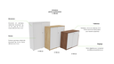 Buronomic sliding door cabinet