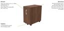 Buronomic Pedestal SLIM